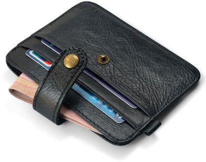 eybag Men Genuine Leather Slim Wallet Male Small Purse Mini Money Bag Walet Thin Portomonee carteras Man's Wallet Card Holder