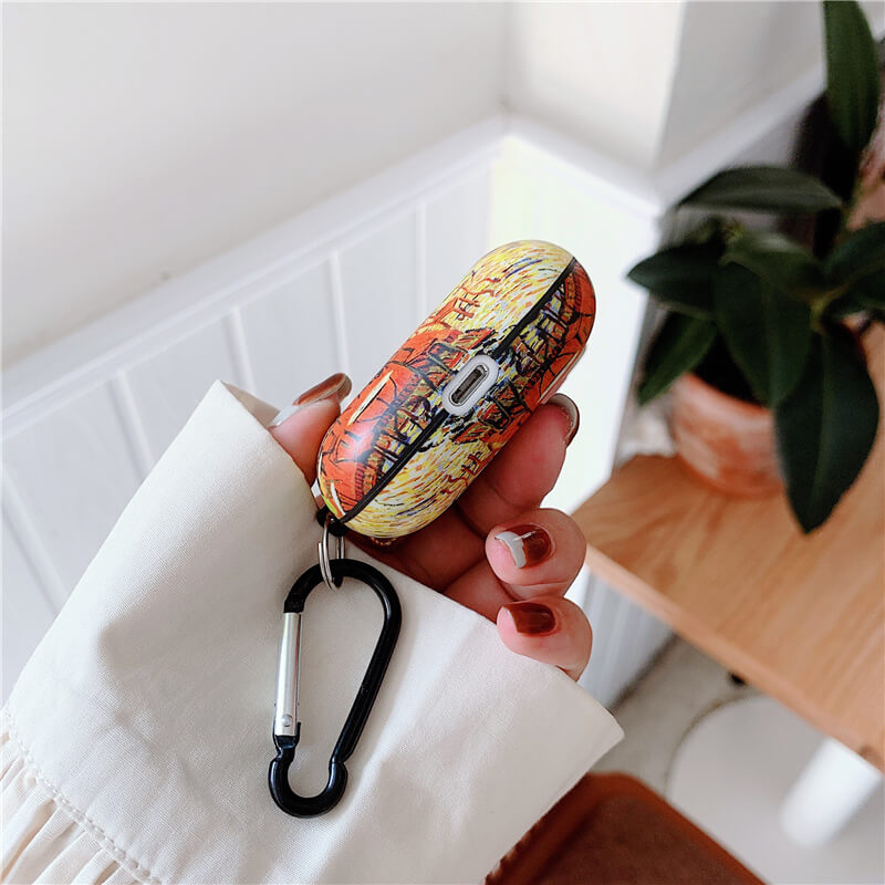 eybag Van Gogh oil painting protective case for Airpods Pro cover bluetooth wireless earphone charging bag for airpod 2 air pod cases