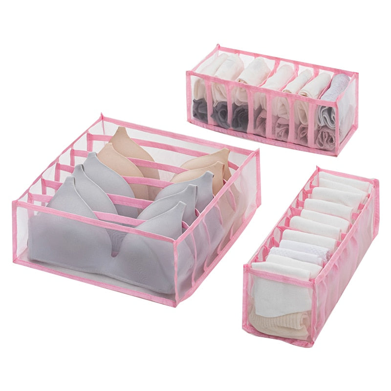 eybag Underwear Bra Organizer Storage Box Drawer Closet Organizers Divider Boxes For Underwear Scarves Socks Bra