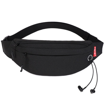 Lkblock Men Waist Bag Pack Purse Casual Large Phone Belt Bag Pouch Women's Canvas Travel Phone Bag Fanny Banana Bag Hip 4 Pockets