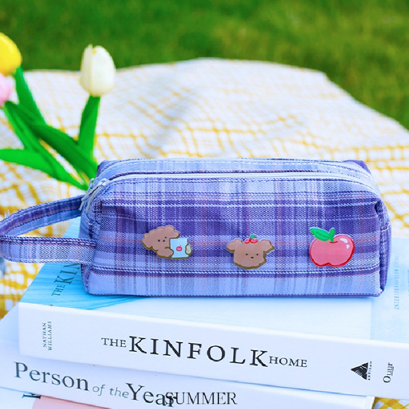 eybag style Cute pencil case Large capacity school pencil bag canvas pen case student stationery bag girl student storage bag gifts