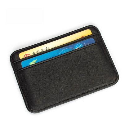 eybag New Slim 100% Sheepskin Genuine Leather Men's Wallet Male Thin Mini ID Credit Card Holder Small Cardholder Purse For Man