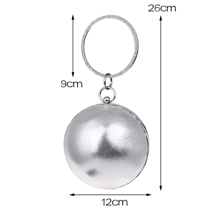 eybag Women Evening Bags Rhinestones Small Day Clutch Shoulder Chain Ball Design Party Wedding Handbags For Female Purse