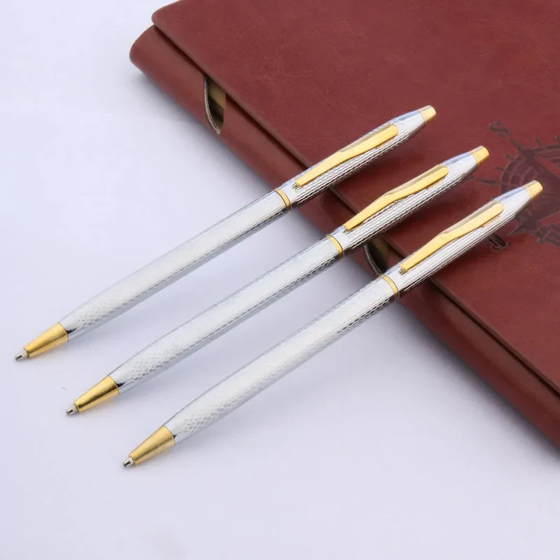 eybag Luxury High Quality Twist Wave Pattern Drawing Ink METAL Ballpoint Pen Stationery Office School Supplies New