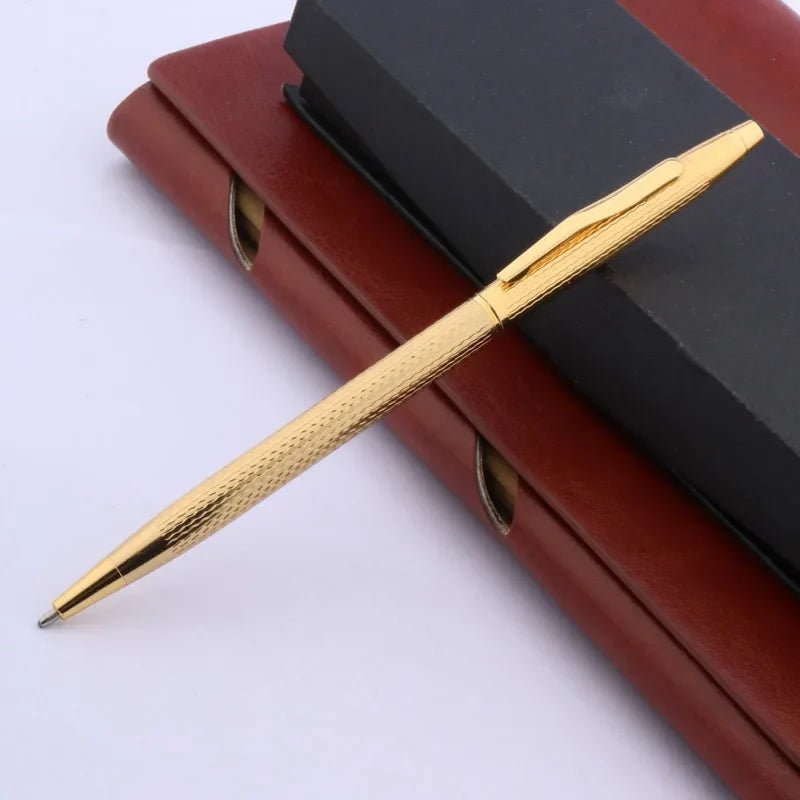 eybag Luxury High Quality Twist Wave Pattern Drawing Ink METAL Ballpoint Pen Stationery Office School Supplies New