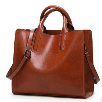 eybag Vintage Genuine Leather Bags Women Messenger Bags High Quality Oil Wax Female Leather Handbags Ladies Shoulder Bag