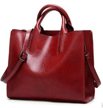 eybag Vintage Genuine Leather Bags Women Messenger Bags High Quality Oil Wax Female Leather Handbags Ladies Shoulder Bag