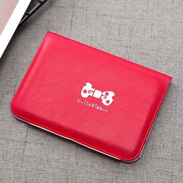 Lkblock Leather Function 24 Bits Card Case Business Card Holder Men Women Credit Passport Card Bag ID Passport Card Wallet