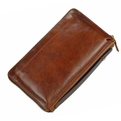 eybag Famous Brand Men Clucth Wallets Male Long Genuine Leather Purse Men's Clutch Wallets Carteiras Mujer Clutch Man Handy Bags