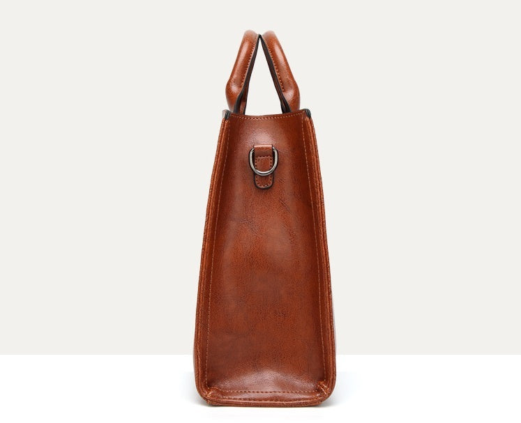 eybag Vintage Genuine Leather Bags Women Messenger Bags High Quality Oil Wax Female Leather Handbags Ladies Shoulder Bag