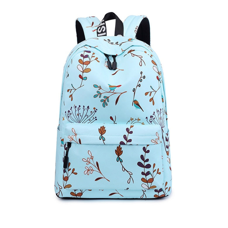 eybag Fashion Waterproof Women Flower Backpack School Bags For Teenagers Girls Laptop Rucksack Bookbags Travel Bagpack Mochilas