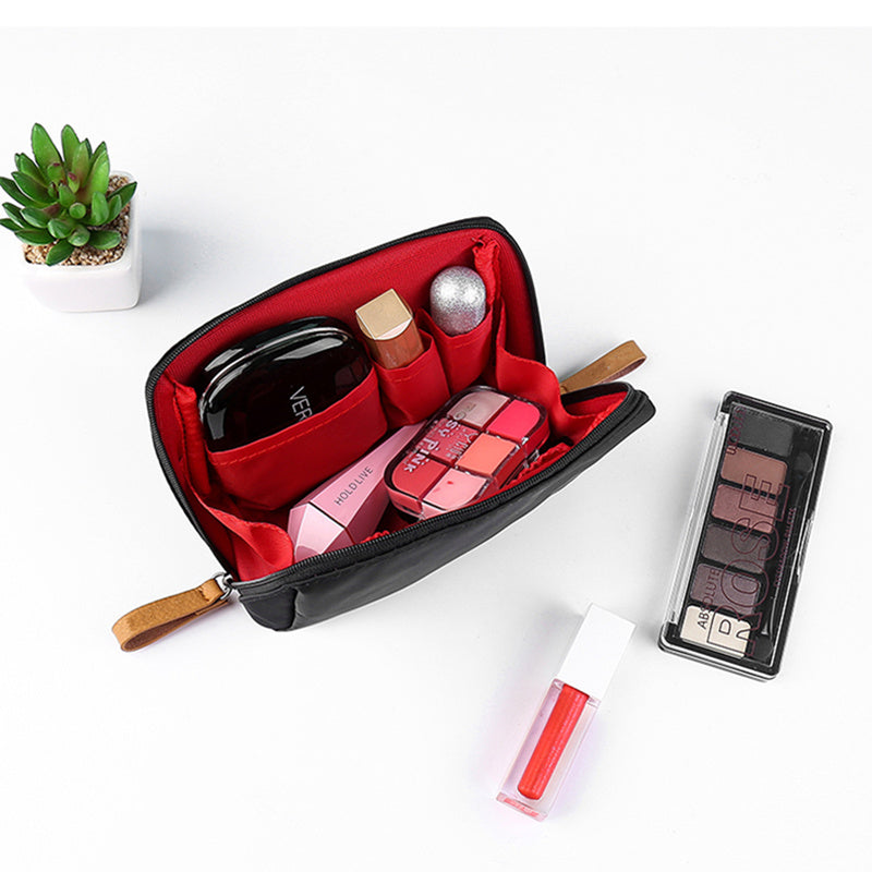 eybag 1 pc Solid Cosmetic Bag Korean Style Women Makeup Bag Pouch Toiletry Bag Waterproof Makeup Organizer Case necessaire