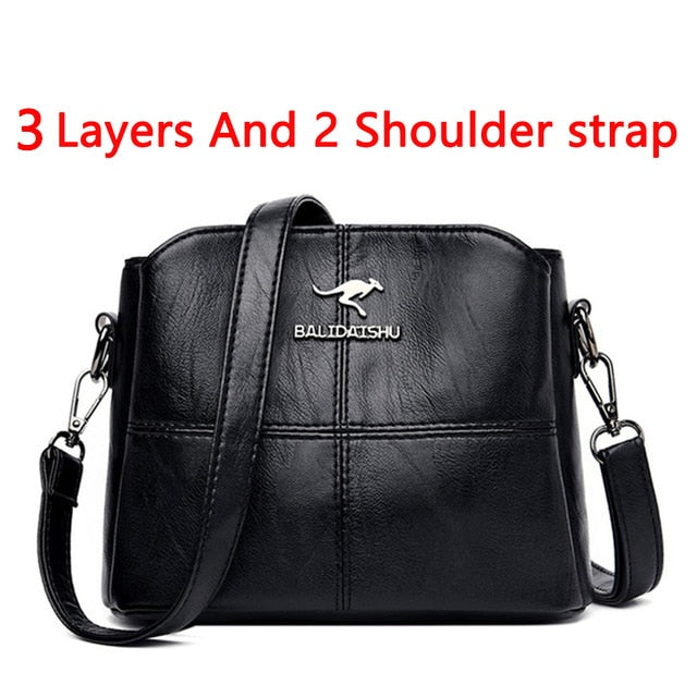 eybag Women Embroidery Tote Bag High Quality Leather Ladies Handbags Women Shoulder Bag Small Crossbody Bags For Women Sac a Main