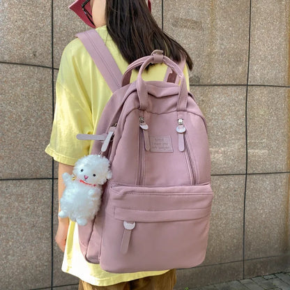 eybag Waterproof Nylon women backpack big capacity School bags for Teenagers Girls Travel Backbag Mochilas Female Bookbag Kawaii Bag