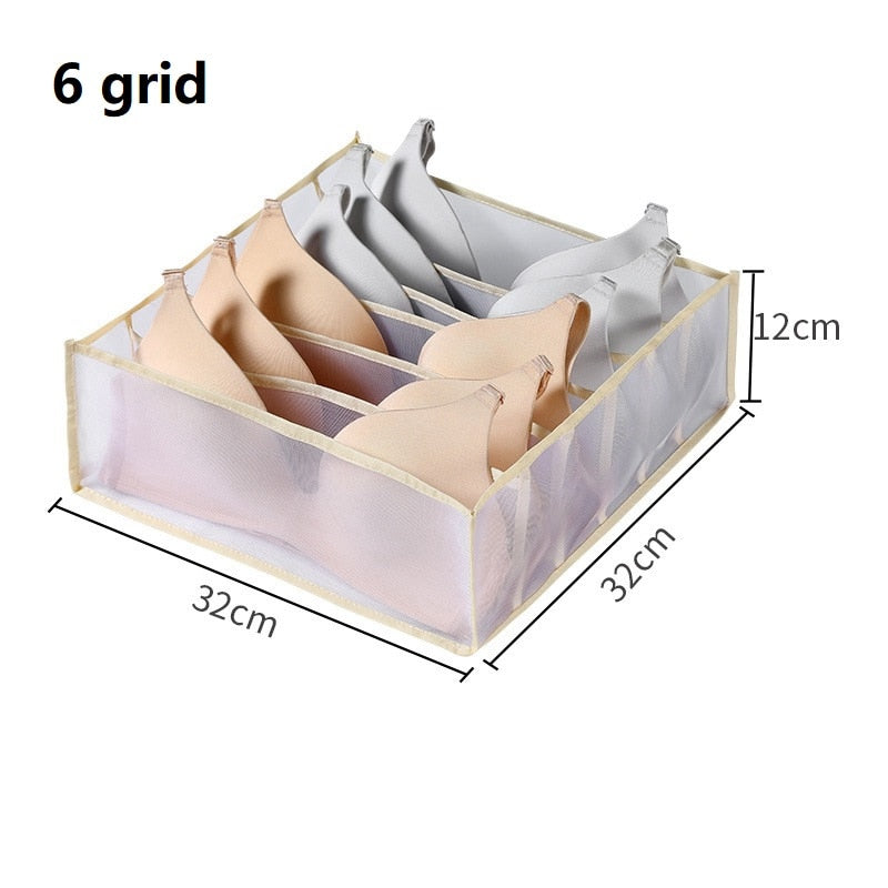 eybag Jeans Sweater Storage Box Foldable Closet Organizer Drawer Divider Organizer For Pants Clothes Underwear Socks Organizer Boxes