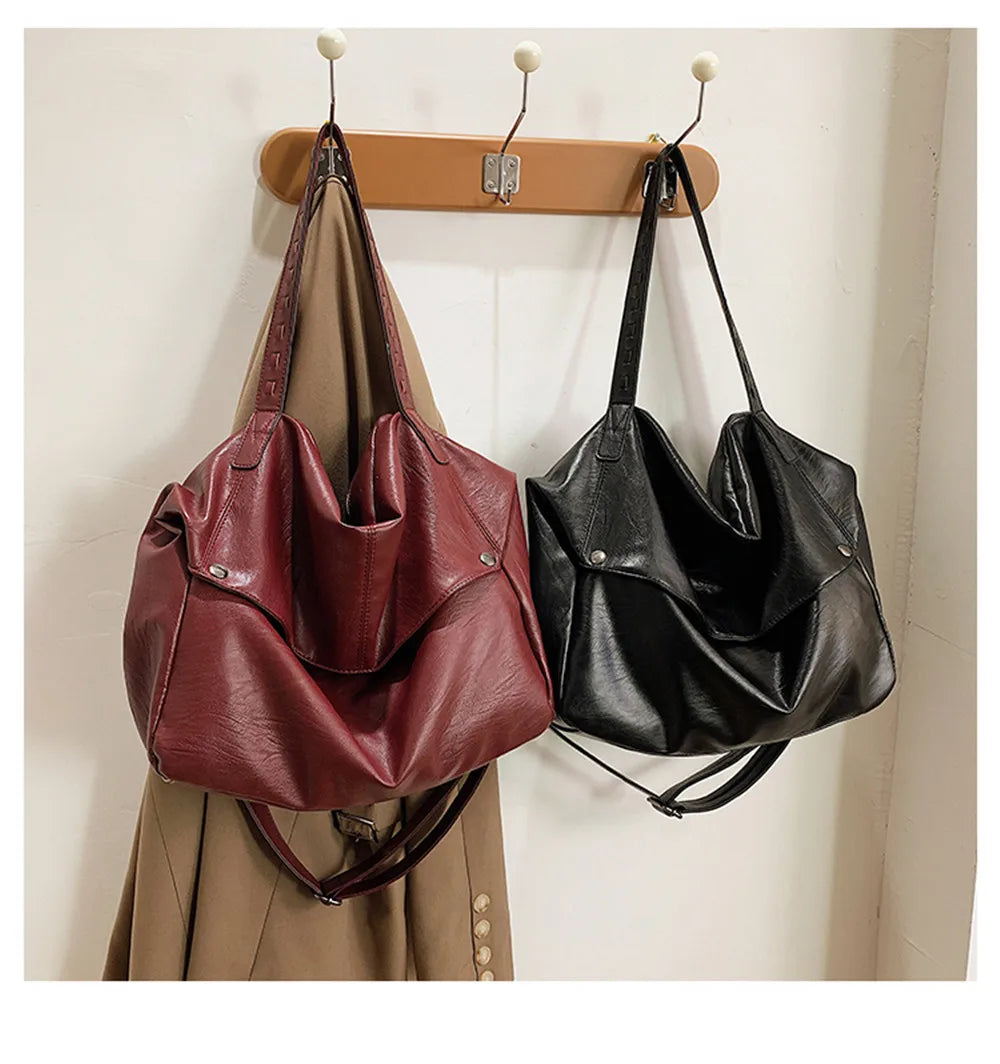 eybag New Multifunctional Designer Women's Shoulder Bags High Quality PU Leather Ladies Messenger Bags Fashion Women Tote Bag Bolsos