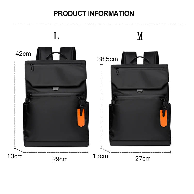 eybag High Quality Waterproof Men's Laptop Backpack Luxury Brand Designer Black Backpack for Business Urban Man Backpack USB Charging