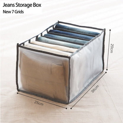 eybag Sweater Clothes Storage Grid Boxes Student Dormitory Wardrobe Closet Drawer Organizer T-shirt Pants Clothing Separation Box