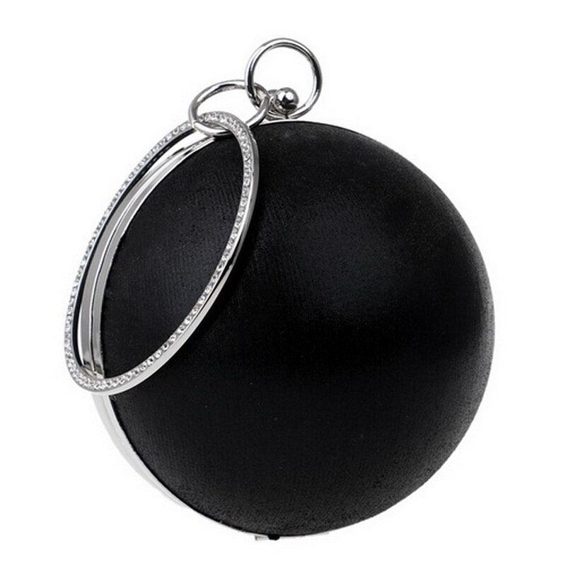 eybag Women Evening Bags Rhinestones Small Day Clutch Shoulder Chain Ball Design Party Wedding Handbags For Female Purse