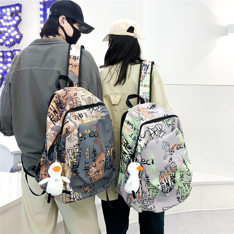 eybag Casual Women's Backpack Oxford Waterproof Travel Large Capacity School Bags For Girls Casual Fashion Printing Men's Backpacks