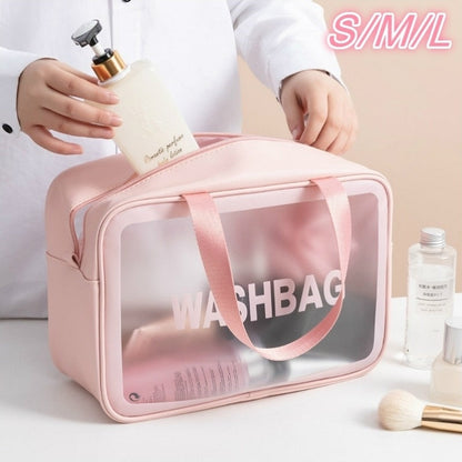 eybag Storage Toiletry Organize Waterproof PVC Travel Cosmetic Portable Bag Transparent Zipper Makeup storage bag Case Female Wash Kit