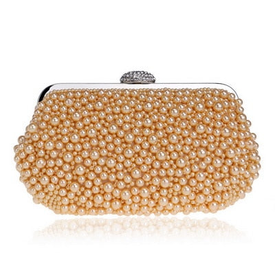 eybag Women messenger beaded women vintage evening bags imitation pearl shell women bag shoulder bags,diamonds clutch bag for wedding