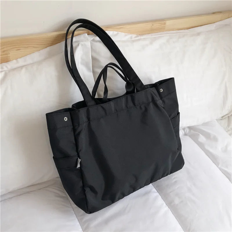 Lkblock New Casual Women Handbag High quality Nylon Ladies Shoulder Bags Brand Hand Bag High Capacity Lady Totes Shopping Bag