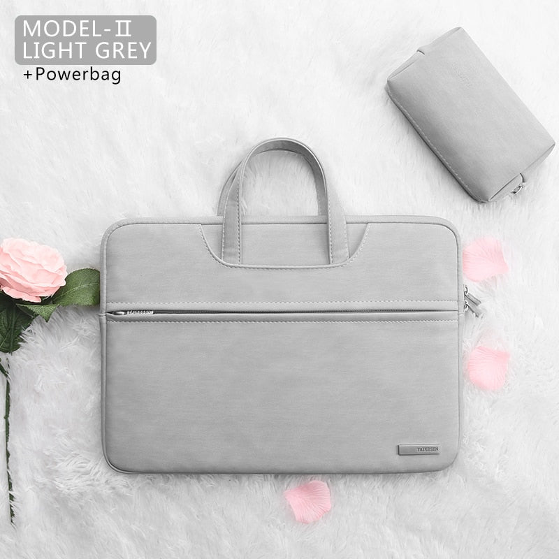 eybag PU Leather women Laptop Bag Notebook Case Carrying Briefcase for Macbook Air 13.3 14 15.6 inch men Handbags shoulder sleeve Bag