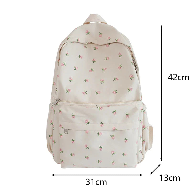 eybag Fashion Backpack Warterproof Nylon Women Anti-theft Shoulder Bag Casual Large Capacity School Bag For Teenager Travel Rucksack