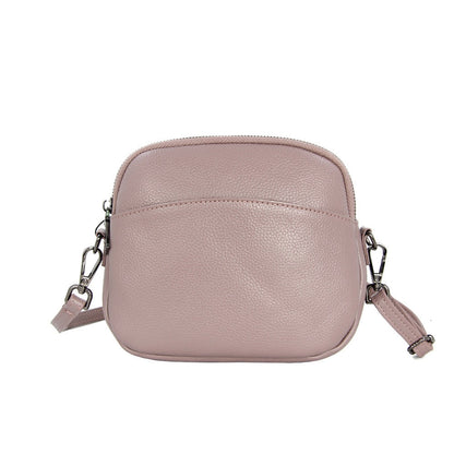 Lkblock Genuine Leather Cross Body Bag Women Casual Shell Cow Leather Woman's Handbag Girl Ladies Solid Shoulder Messenger Bags Clutch