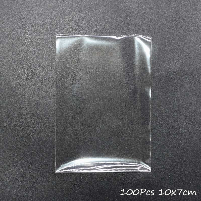 eybag 100Pcs Transparent Plastic Bags for Candy Lollipop Cookie Packaging Cellophane Bag Christmas Wedding Birthday Party Gift Bag