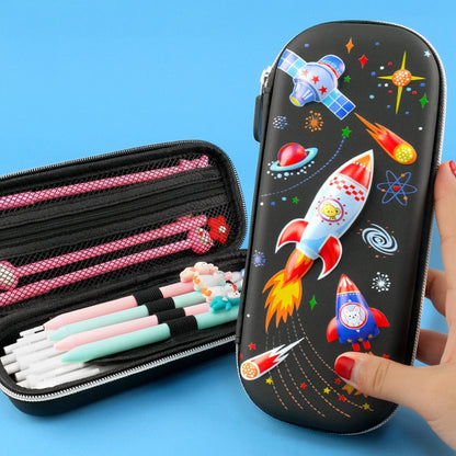 eybag Pencil Case Kawaii School Pencil Cases Stationery Estuche 3D Space Pen Case Unicorn School Supplies Trousse Scolaire Pencil Box