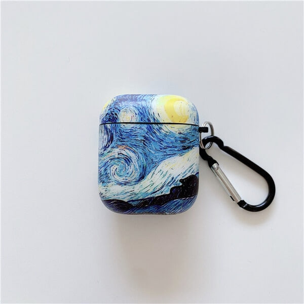 eybag Van Gogh oil painting protective case for Airpods Pro cover bluetooth wireless earphone charging bag for airpod 2 air pod cases