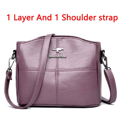 eybag Women Embroidery Tote Bag High Quality Leather Ladies Handbags Women Shoulder Bag Small Crossbody Bags For Women Sac a Main