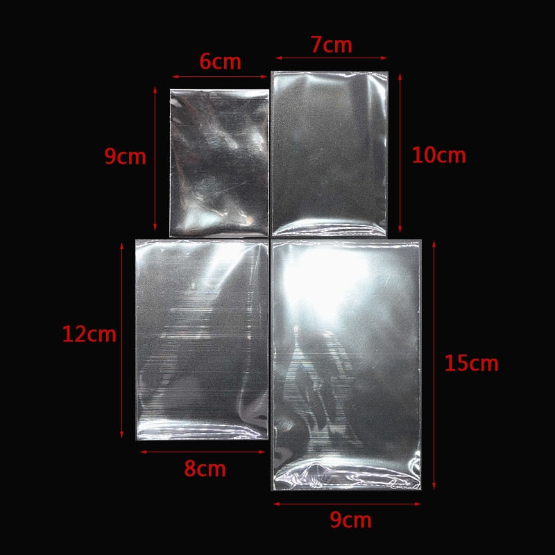 eybag 100Pcs Transparent Plastic Bags for Candy Lollipop Cookie Packaging Cellophane Bag Christmas Wedding Birthday Party Gift Bag