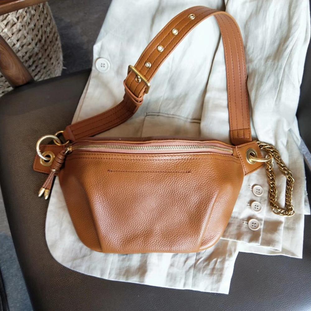 eybag Belt Bag Waist Packs For Women Designer Brand Luxury Bag Quality Female Genuine leather Bag Fanny Pack Bags For Women