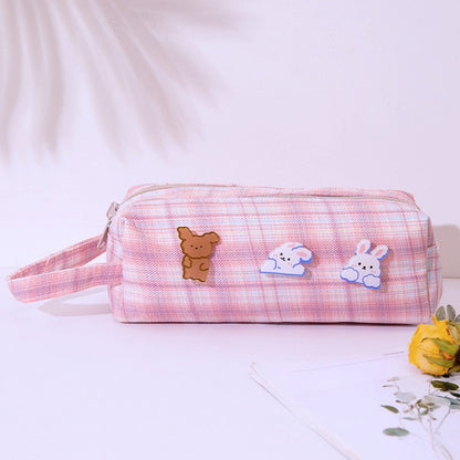 eybag style Cute pencil case Large capacity school pencil bag canvas pen case student stationery bag girl student storage bag gifts