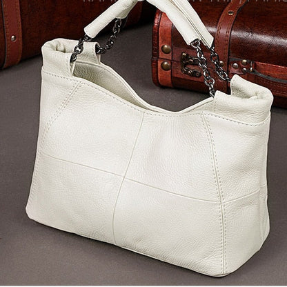 eybag Summer European and American Style Fashion Handbag Lady Chain Soft Genuine Leather Tote Bags for Women Messenger Bag