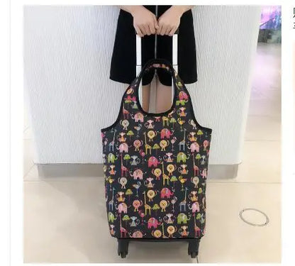 eybag Women Travel trolley bags Women wheeled bag wheels wheeled bags luggage Bags on wheels water proof Rolling Luggage Backpack bag