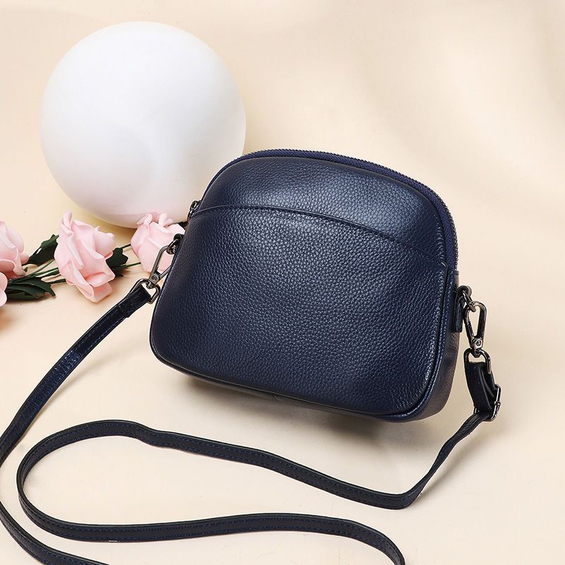 Lkblock Genuine Leather Cross Body Bag Women Casual Shell Cow Leather Woman's Handbag Girl Ladies Solid Shoulder Messenger Bags Clutch