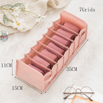 eybag Jeans Sweater Storage Box Foldable Closet Organizer Drawer Divider Organizer For Pants Clothes Underwear Socks Organizer Boxes