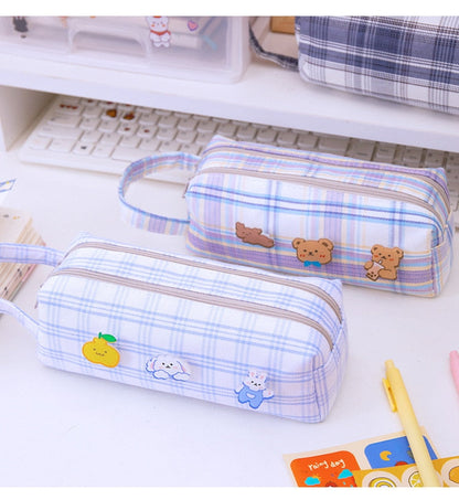 eybag style Cute pencil case Large capacity school pencil bag canvas pen case student stationery bag girl student storage bag gifts