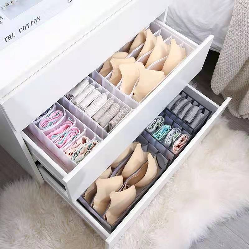 eybag Underwear Bra Organizer Storage Box Drawer Closet Organizers Divider Boxes For Underwear Scarves Socks Bra