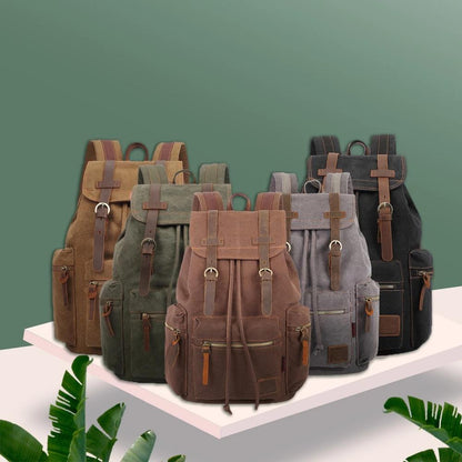 eybag vintage canvas Backpacks Men And Women Bags Travel Students Casual For Hiking Travel Camping Backpack Mochila Masculina