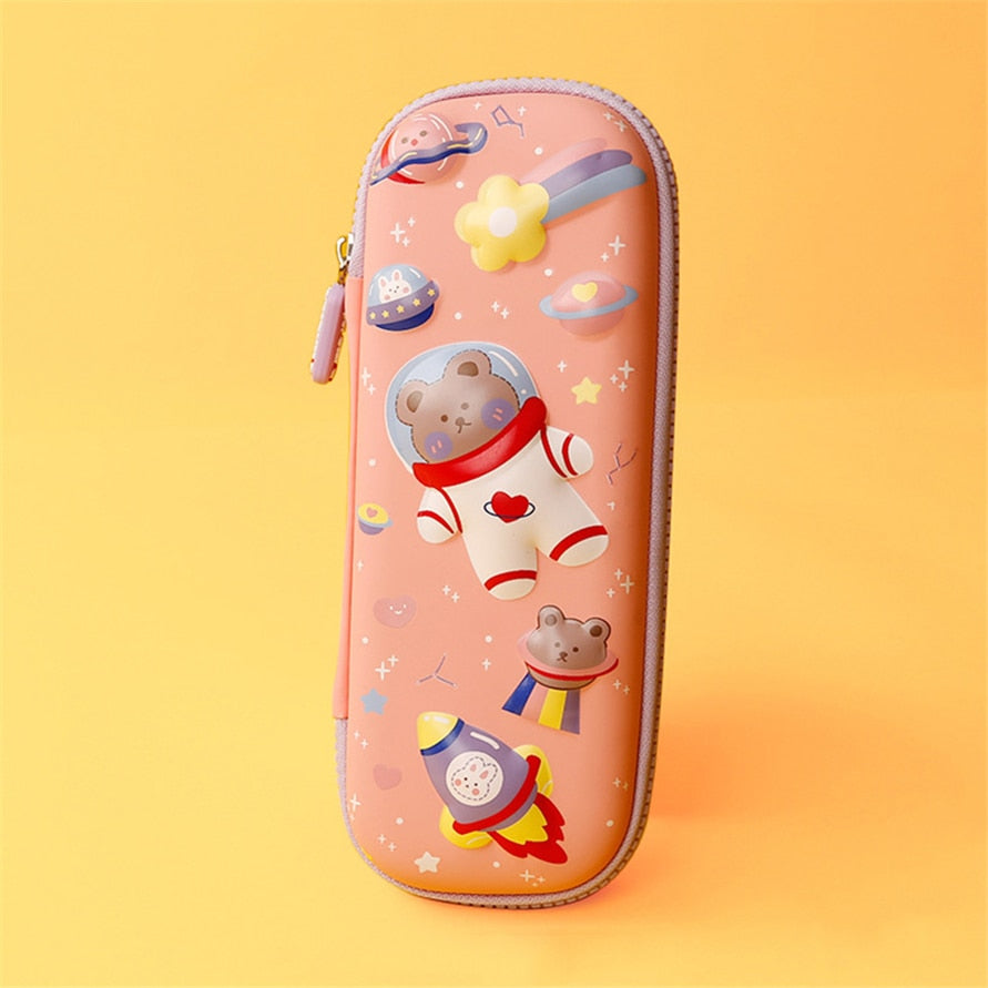 eybag Pencil Cases Unicorn Trousse Kawaii Stationery Licorne Etui Estuche Case School Supplies Cute Papeleria Astronaut Pencil Box Bag