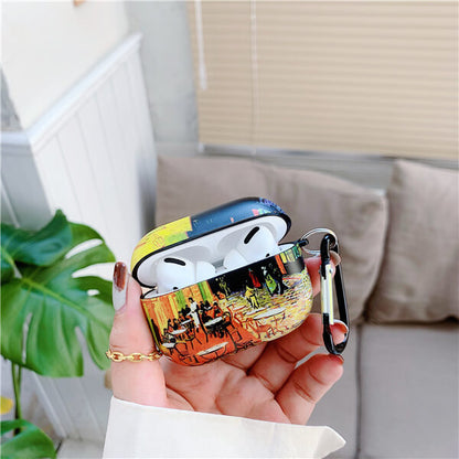 eybag Van Gogh oil painting protective case for Airpods Pro cover bluetooth wireless earphone charging bag for airpod 2 air pod cases