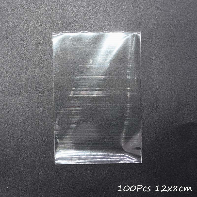 eybag 100Pcs Transparent Plastic Bags for Candy Lollipop Cookie Packaging Cellophane Bag Christmas Wedding Birthday Party Gift Bag