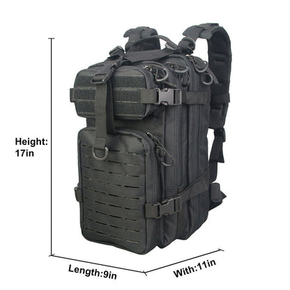 eybag Men Army Military Tactical Backpack 1000D Polyester 30L 3P Softback Outdoor Waterproof Rucksack Hiking Camping Hunting Bags