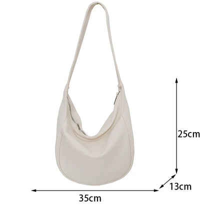 eybag Women Fashion Casual Hobo Bags  Large Capacity Shoulder Crossbody Bag Female  Wide Strap Handbag Brand Trending Underarm Purse