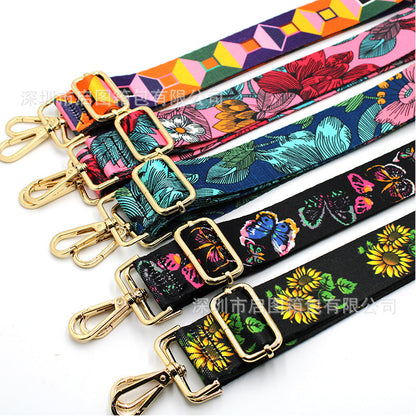 eybag Rainbow Adjustable Bag Strap Handbag Belt Wide Shoulder Bag Strap Replacement Strap Accessory Bag Part Adjustable Belt For Bag